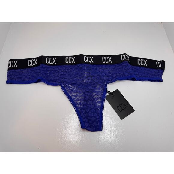 City Chic / CCX Lace Thong - Cobalt Color- Plus Size Various - NWT - Picture 4 of 8